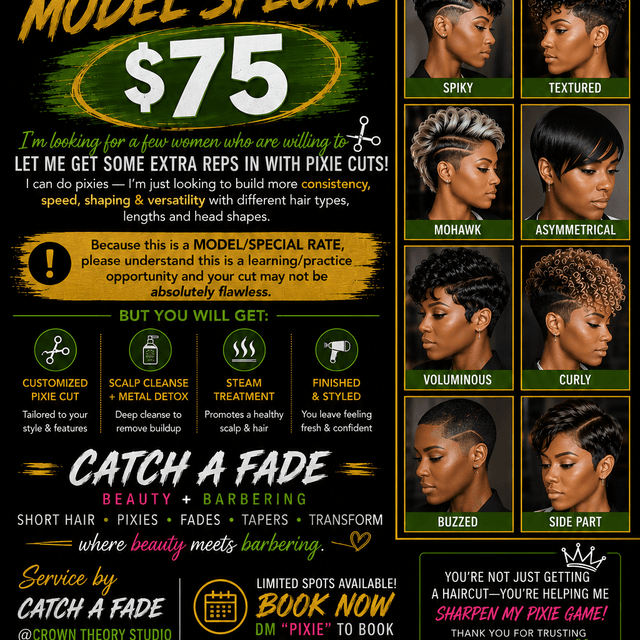 The Pixie Reset at Crown Theory Studios in Holiday, FL