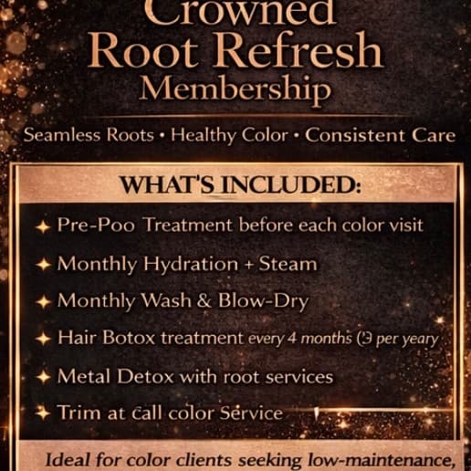Crowned Root Refresh Membership at Crown Theory Studios in Holiday, FL